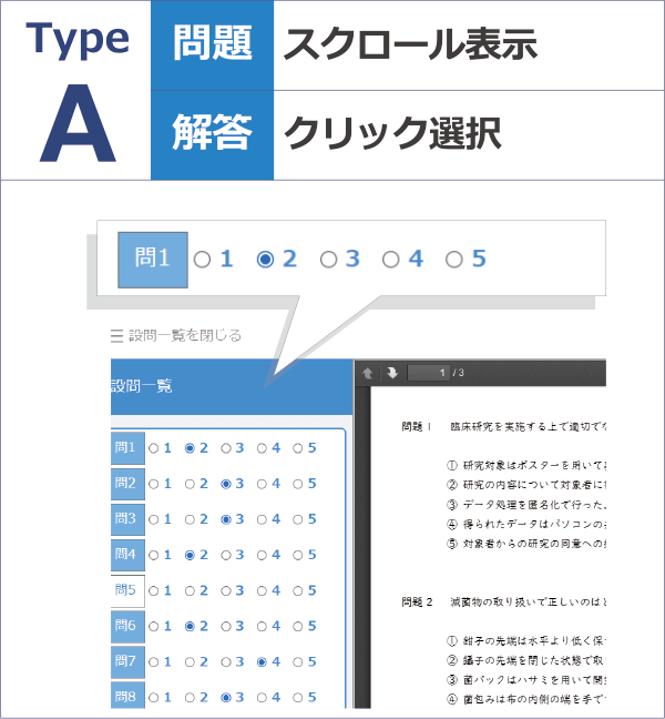 試験形式A