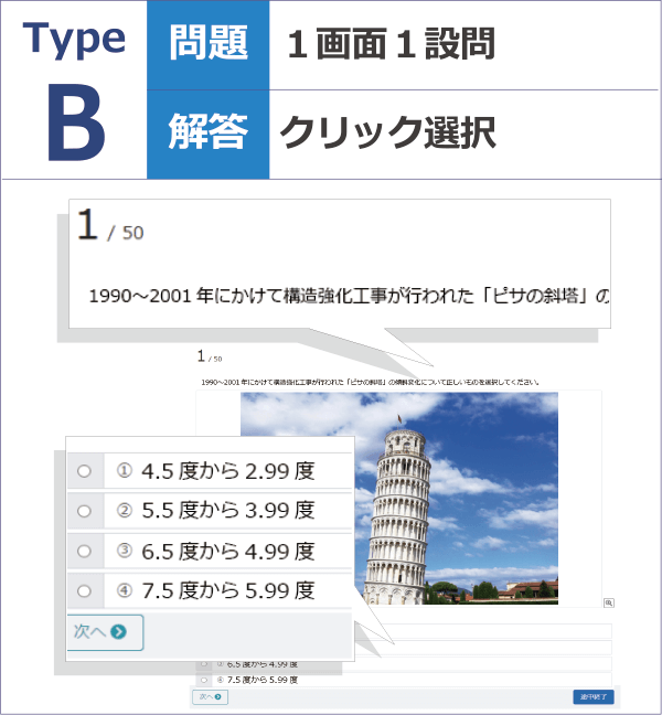 試験形式B
