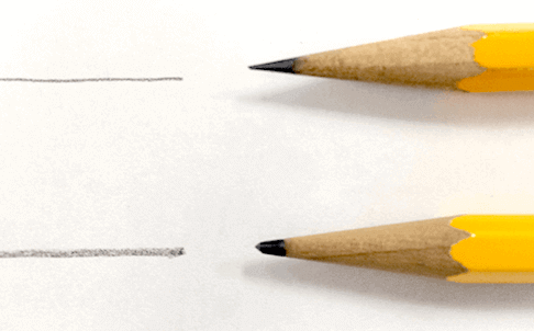 最適な鉛筆-芯先の比較