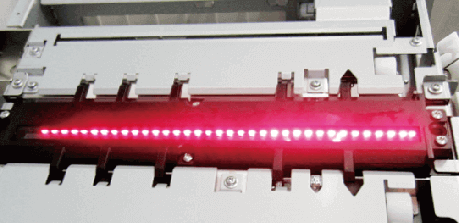 OMR-センサ-発光イメージ